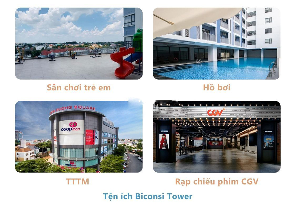 Tiện ích căn hộ Biconsi Tower Thủ Dầu Một 