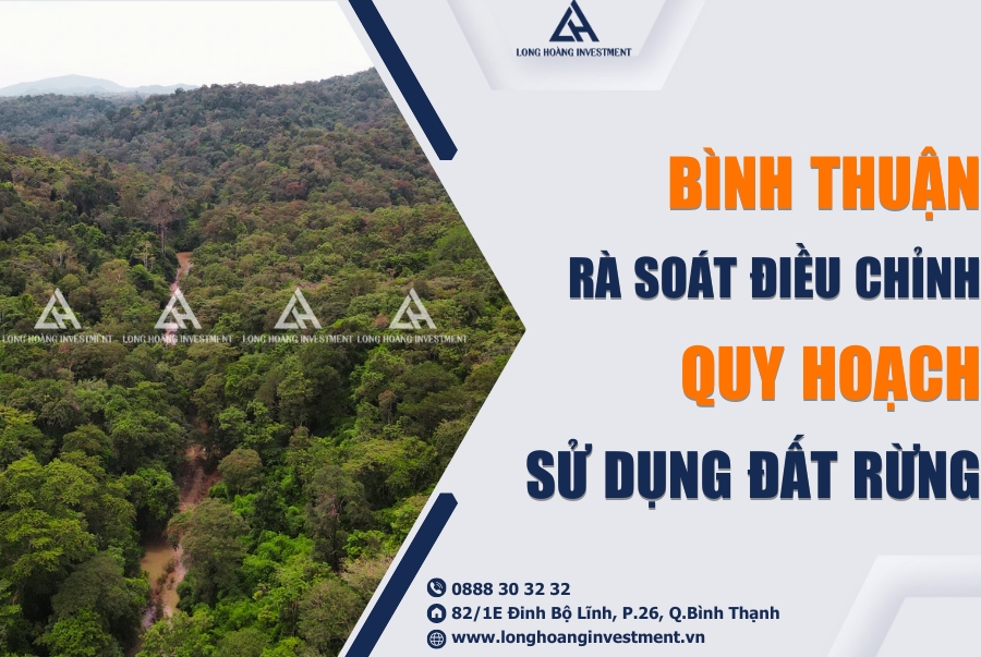 Bình Thuận rà soát và điều chỉnh quy hoạch sử dụng đất rừng