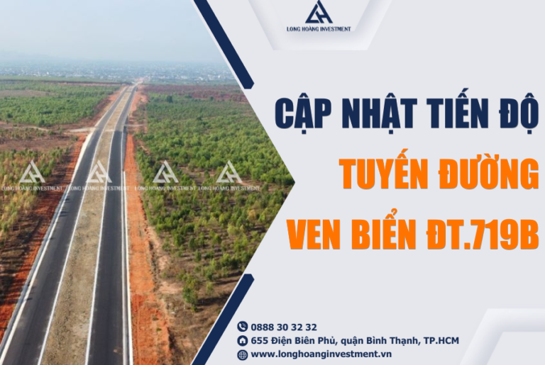 Tuyến đường ven biển ĐT.719B Phan Thiết - Gà Kê sắp hoàn thiện