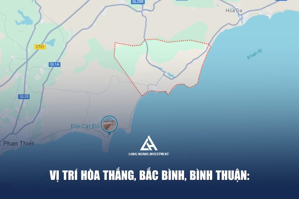 VỊ TRÍ Hòa Thắng, Bắc Bình, Bình Thuận: